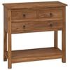 vidaXL Bufet naturalny 79 x 35 x 80 cm Lite drewno teakowe