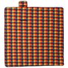 vidaXL Koc piknikowy, składany, wielokolorowy w kratę, 200x200 cm