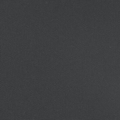 vidaXL Zwijana markiza boczna, czarna, 120 x 600 cm