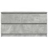 vidaXL Szafka RTV Beton Szary 100x35x54 cm Drewno klejone