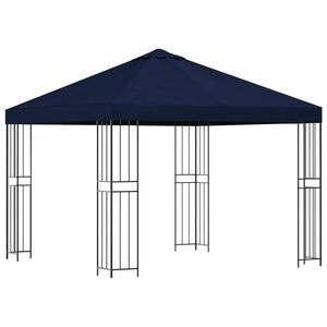 vidaXL Altana 3 x 3 m niebieski Poliester i Stal 190 gsm