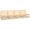 vidaXL Ogrodowa sofa 4-osobowa, lite drewno sosnowe