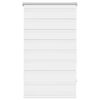 vidaXL Roleta Zebra 70,9x120 cm Szerokość tkaniny 66,7 cm biała