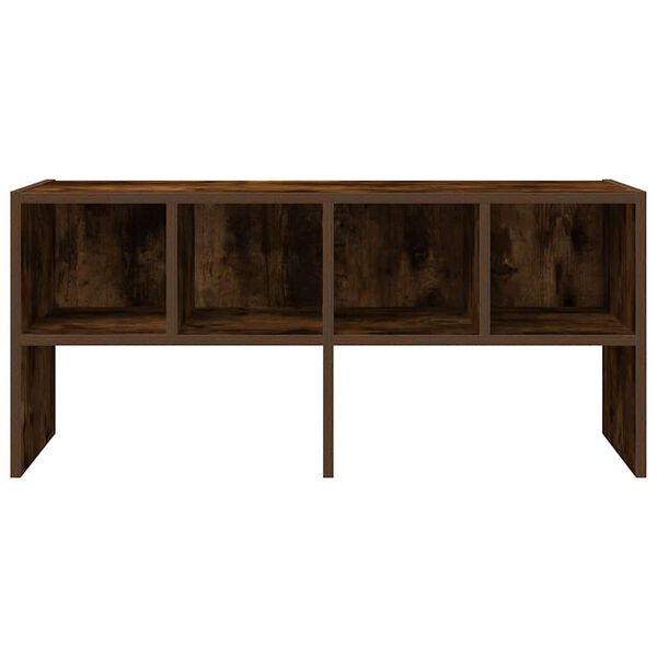 vidaXL Stojak na buty, sztaplowany, przydymiony dąb, 89,5x30x40 cm