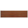 vidaXL Parapet okienny Brązowe Drewno 100 x 20 x 4,5 cm PVC