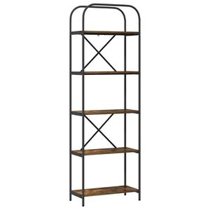 vidaXL P&oacute;łka na książki 5 poziomy 60 x 30 x 183 cm Drewno inżynieryjne