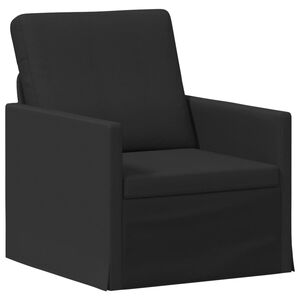 vidaXL Sofa pojedyncza Czarny 70 x 81 x 82 cm tkanina