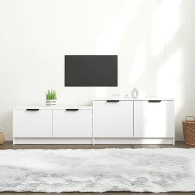 vidaXL Szafka pod telewizor, biała, 158,5x36x45 cm