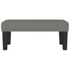vidaXL Ławka, ciemnoszara, 70x30x30 cm, tapicerowana tkaniną