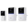 Byron Bezprzewodowy dzwonek do drzwi, z 2 odbiornikami, szary