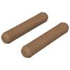 vidaXL Drewniane kołki 2 pcs Brązowy &Oslash;8 x 35 mm Lite drewno