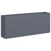 vidaXL Doniczka Antracyt 200x40x80 cm Stal walcowana na zimno
