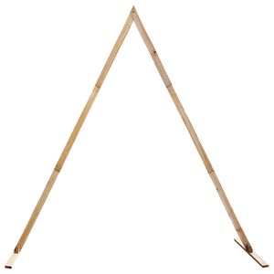 vidaXL Łuk Ślubny Jasny Brąz 202 x 95 x 254 cm Lite drewno sosnowe