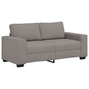 vidaXL Sofa 2-osobowa, kolor taupe, 180x77x82 cm, tkaniną