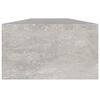 vidaXL Podstawka pod monitor, betonowa szarość, 110x23,5x9 cm