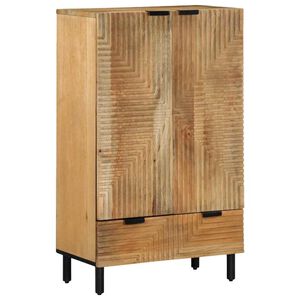 vidaXL Komoda wysoka Brązowa 60x33x100 cm Drewno lite Mango