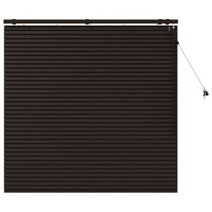 vidaXL Żaluzja wenecka Ciemny brąz 130 x 130 cm 35 mm