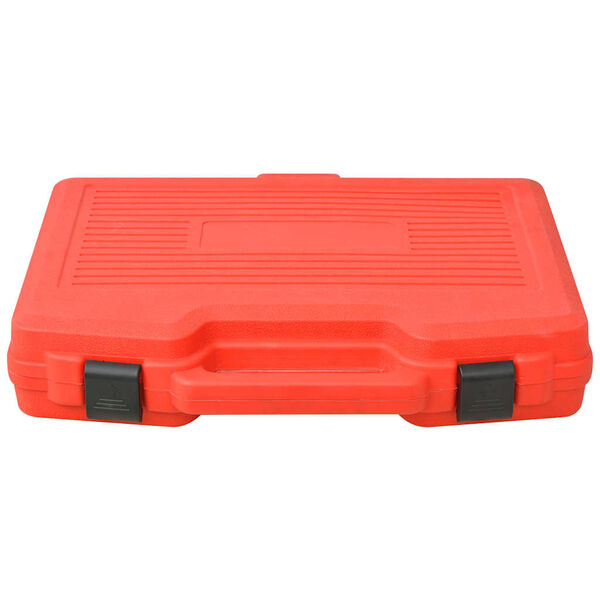 vidaXL Wyciągacz zębaty Czerwony Stal