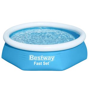 Bestway Nadmuchiwany basen Fast Set, okrągły, 244 x 61 cm, 57265