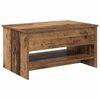 vidaXL Stolik kawowy Stare drewno 80 x 50,5 x 41,5 cm