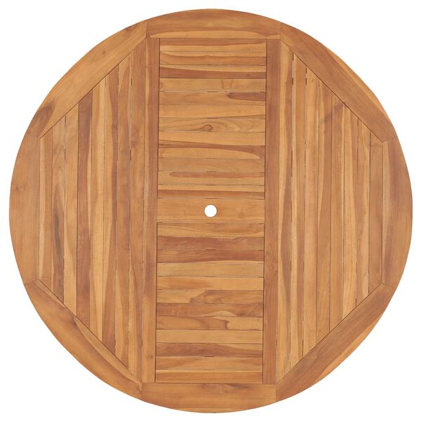 vidaXL Stół ogrodowy, 150x76 cm, lite drewno tekowe