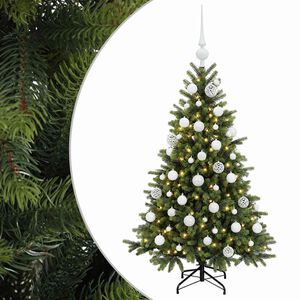 vidaXL Sztuczna choinka z bombką 150 cm 150 LED Ciepła biel