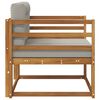 vidaXL Środkowa sofa ogrodowa Lite Drewno Akacji Naturalny
