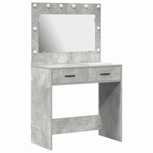 vidaXL Toaletka Betonowy szary 78,5 x 41 x 135 cm Drewno inżynieryjne