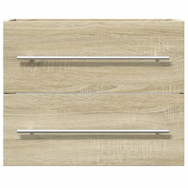 vidaXL Szafka pod umywalkę, dąb sonoma, 60x38,5x48 cm, płyta wi&oacute;rowa