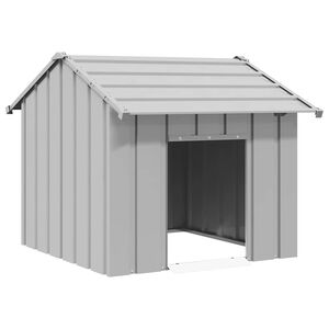 vidaXL Buda dla psa z dachem, 85x107x81 cm, stal galwanizowana