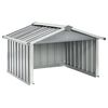 vidaXL Garaż dla kosiarki robotycznej, 92x97x63 cm, galwanizowana stal