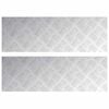 vidaXL Stopień 2 szt. 75 x 25 cm Srebrny Aluminium Prostokątny