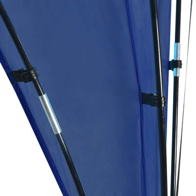 vidaXL Namiot imprezowy, łuk, 450x450x265 cm, ciemnoniebieski