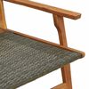 vidaXL Meble ogrodowe 2 pcs Szary 67 x 78 x 73cm Lite drewno akacjowe