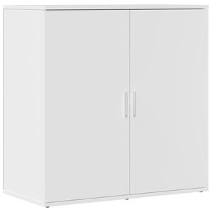 vidaXL Szafka, biała, 79x38x80 cm, materiał drewnopochodny