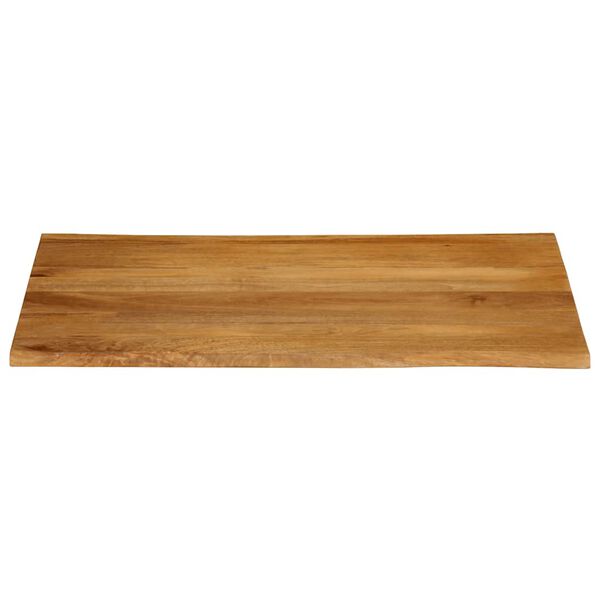 vidaXL Blat stołu, 100x80x3,8 cm, naturalna krawędź, lite drewno mango