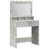 vidaXL Toaletka Betonowy szary 78,5 x 41 x 135 cm Drewno inżynieryjne