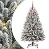 vidaXL Sztuczna choinka 150 cm 150 LED Ciepła biel PVC i stal