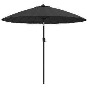 vidaXL Parasol ogrodowy na słupku aluminiowym, 250 cm, antracytowy