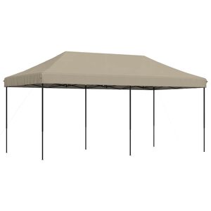 vidaXL Namiot Imprezowy 292 x 580 x 315 cm Szarobeżowy Materiał Oxford