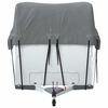 vidaXL Pokrowiec na dach przyczepy kempingowej, szary, 500x300 cm
