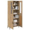 vidaXL Highboard Dąb rzemieślniczy 69,5 x 34 x 180 cm