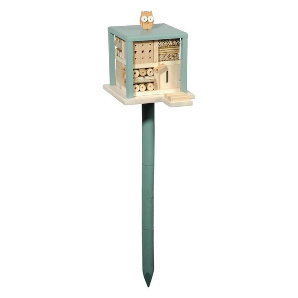 LUXUS-INSEKTENHOTELS Hotel dla owad&oacute;w Cube Friendly Owl Inn na stojaku