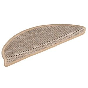 vidaXL Samoprzylepne nakładki na schody, 15 szt., 56x17x3 cm, beżowe