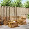 vidaXL Zestawy sof 5 pcs Naturalny Lite Drewno Akacji