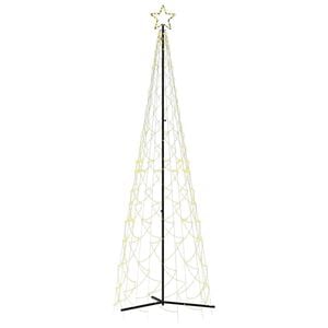 vidaXL Choinka stożkowa ciepła biel 500 diod LED 100x300 cm