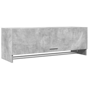 vidaXL Szafka, szarość betonu, 100x32,5x35 cm, materiał drewnopochodny