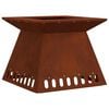 vidaXL Bowl ogniskowy Rdzawy 48 x 48 x 40 cm Stal kortenowska