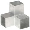 vidaXL Łącznik w kształcie Y, galwanizowany metal, 101x101 mm