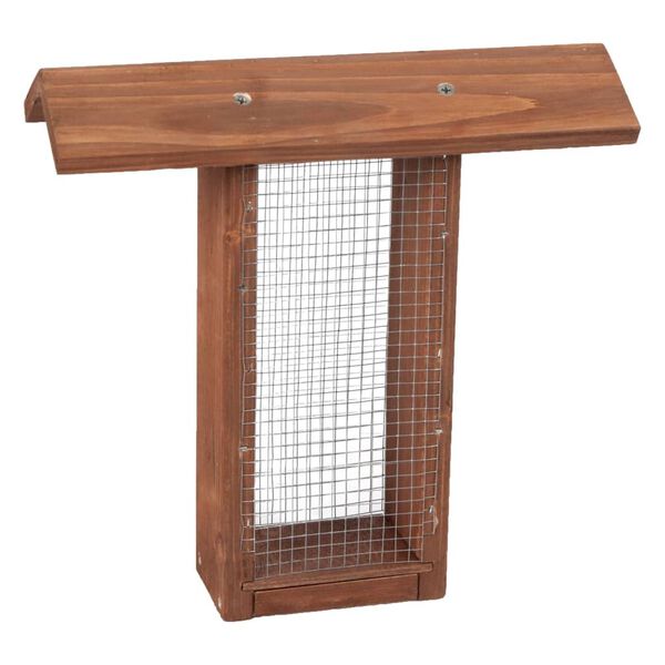 FLAMINGO Karmnik dla ptak&oacute;w na stojaku Mimir, 44x30x123 cm, naturalny